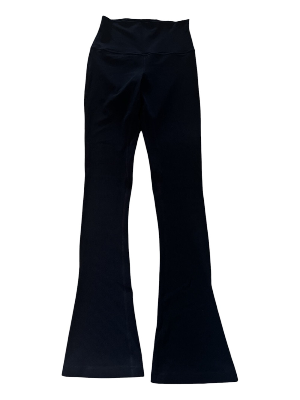 Size 4 Lululemon Align High Rise Ribbed Mini Flare, black - Picture 5 of 6